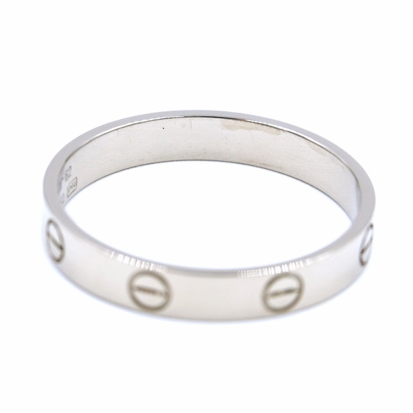 White Gold 18k 750 Size 3.5mm Wide Size 62 10.25 - Picture 8 of 8